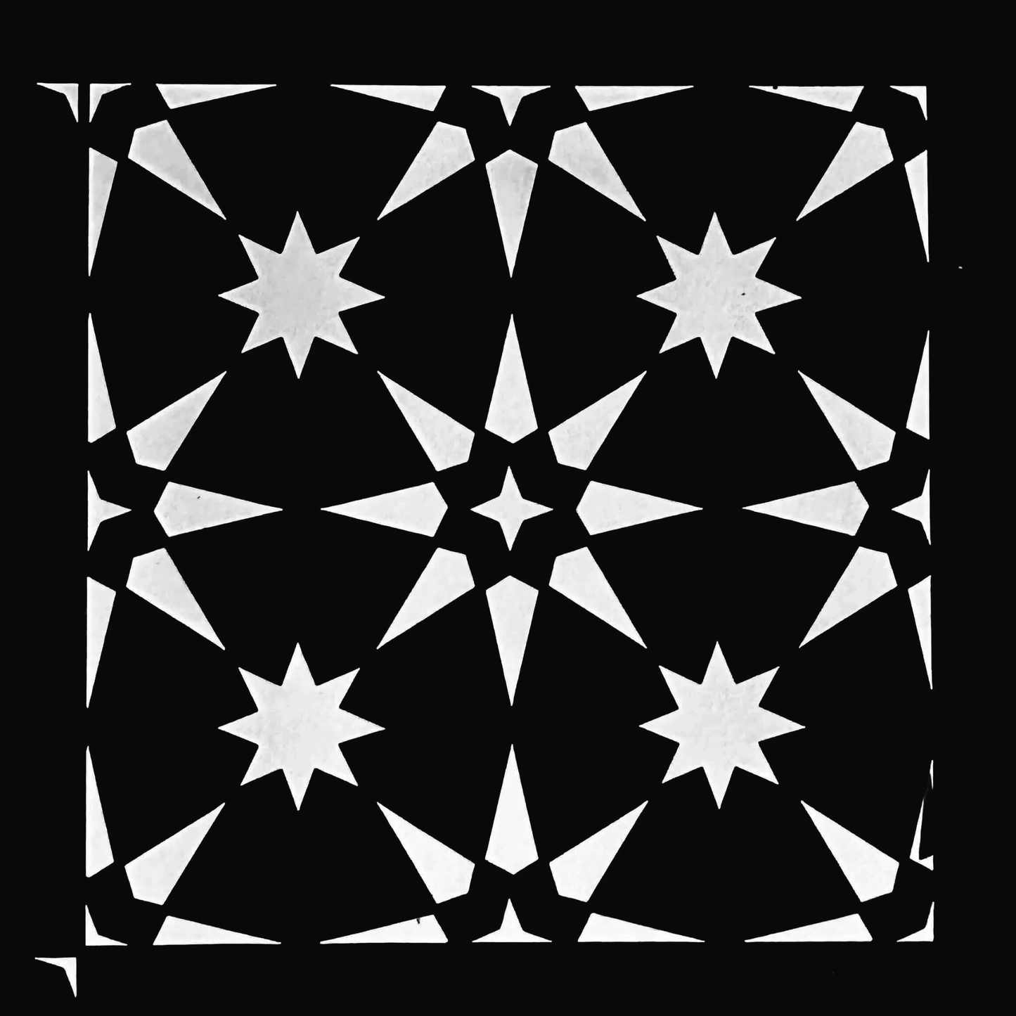 Stella Modern Farmhouse Star Pattern Stencil