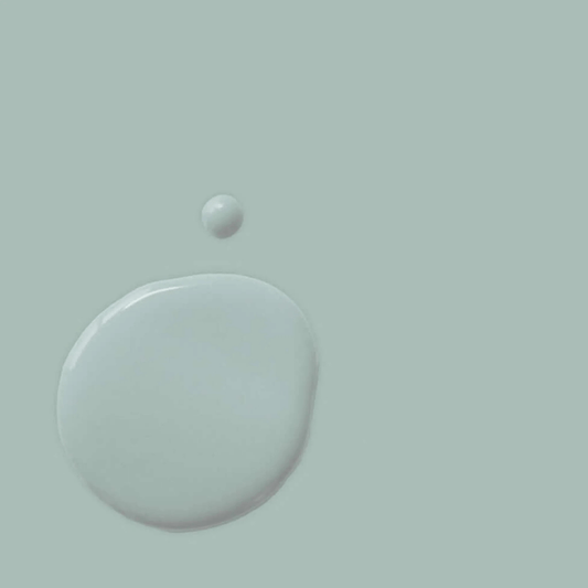 Upstate Blue - Annie Sloan Satin Paint sample showing the gentle, light-reflecting blue color.