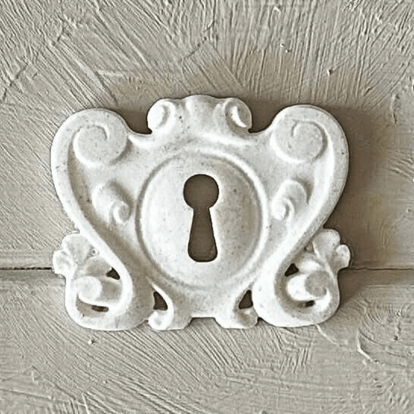 Keyhole Applique 002 - Resin Escutcheon for Furniture & Crafts
