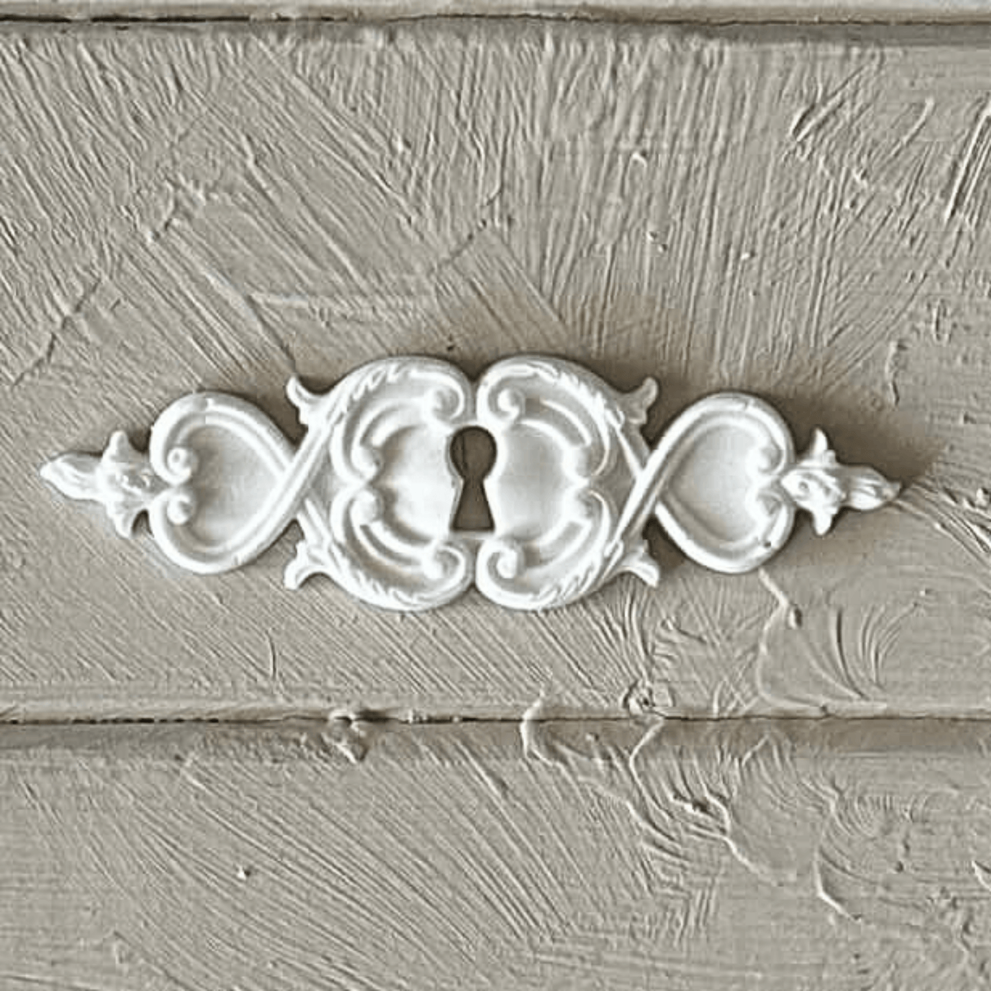 Keyhole Applique 005- Resin Escutcheon for Furniture & Crafts
