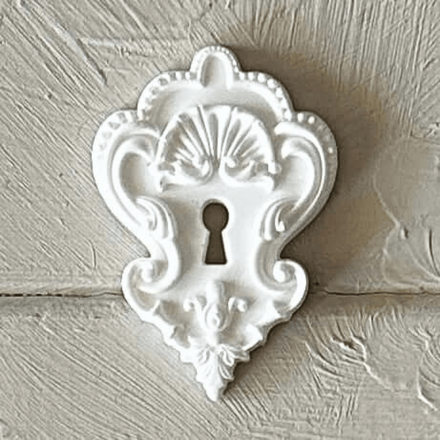 Keyhole Applique 012 – Resin Escutcheon for Furniture & Crafts