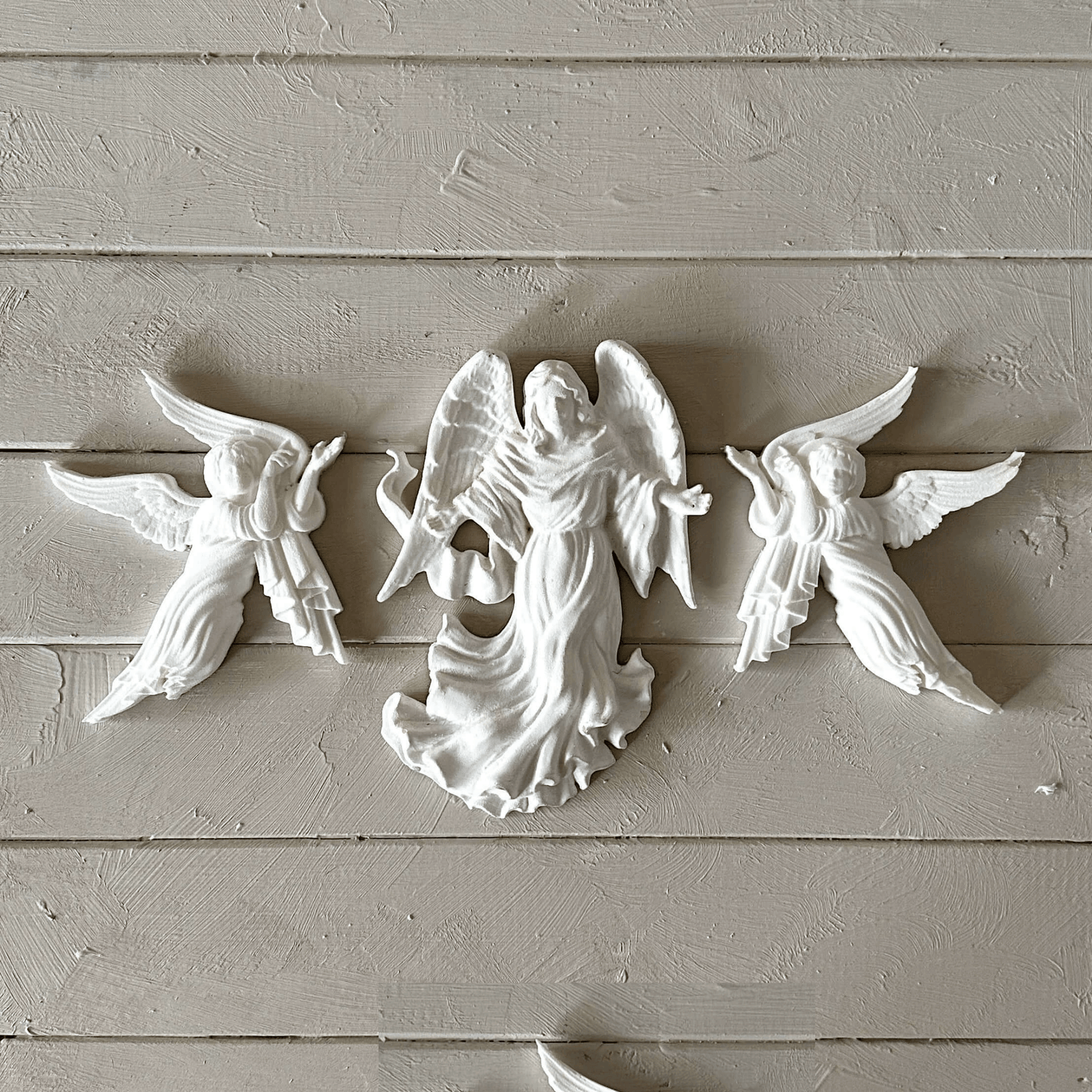 Angel 002 left - Resin Applique for Furniture & Craft Projects