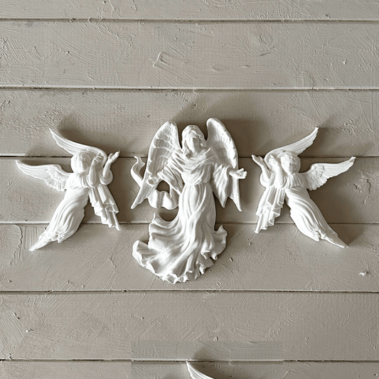 Angel 005 - Resin Applique for Furniture & Craft Projects
