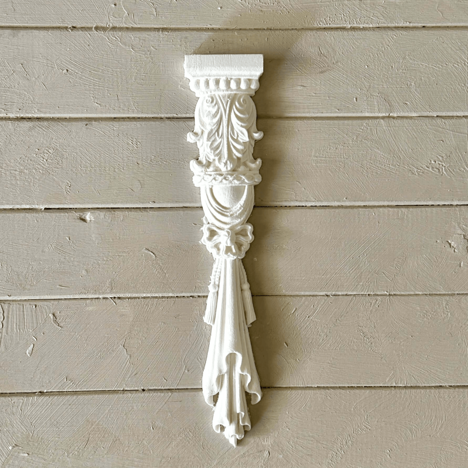 Drop 018 - Resin Applique for Furniture & Crafts displayed against a wooden background.