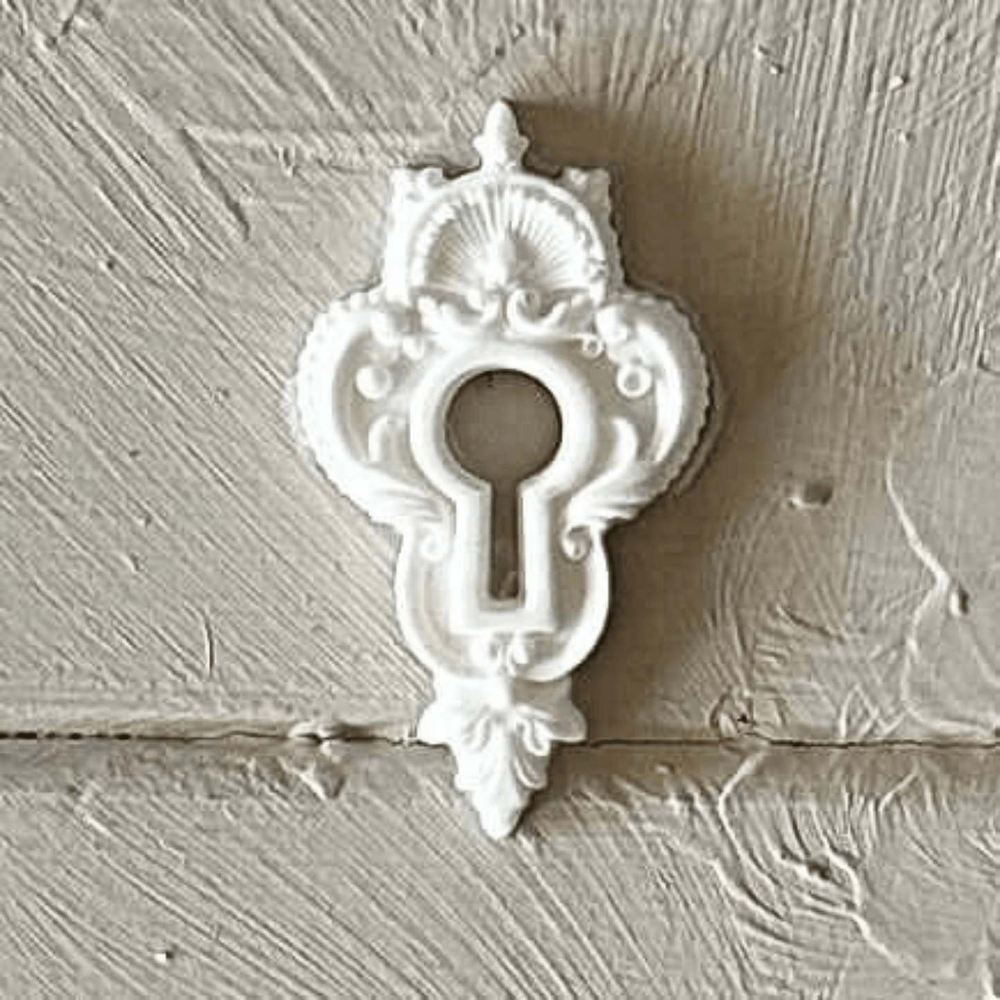 Keyhole Applique 006 – Resin Escutcheon for Furniture & Crafts
