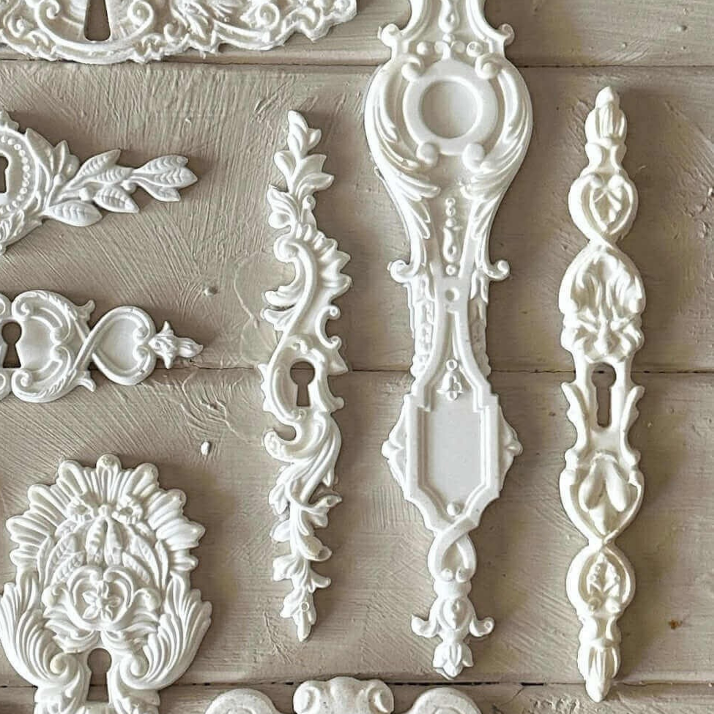 Keyhole Applique 011 – Resin Escutcheon for Furniture & Crafts