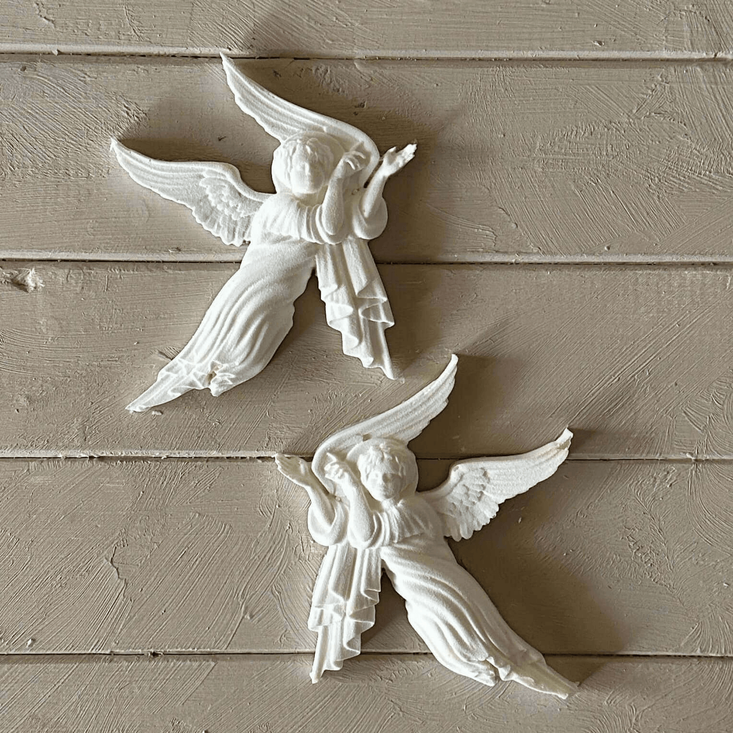 Angel 002 right - Resin Applique for Furniture & Craft Projects