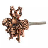 Copper Queen Bee Door Knob