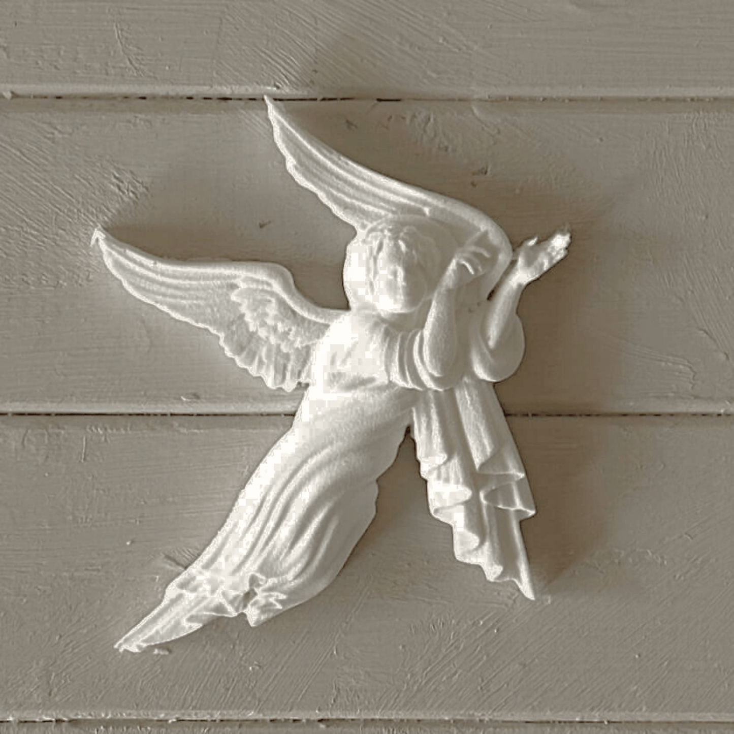 Angel 002 left - Resin Applique for Furniture & Craft Projects