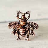Copper Queen Bee Door Knob