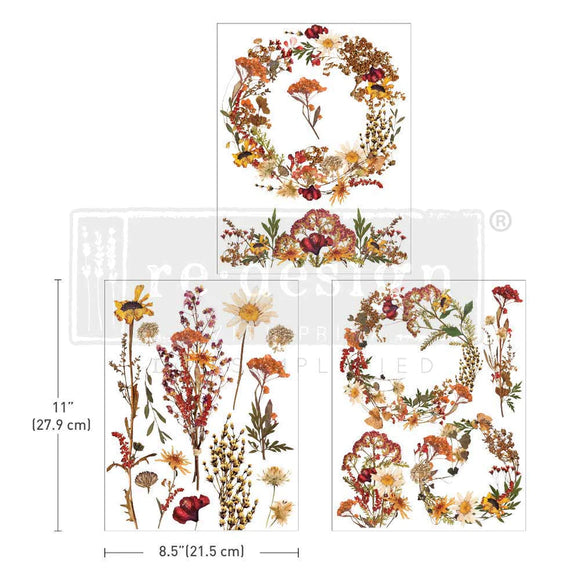 Redesign Decor Transfer® DRIED WILDFLOWERS