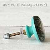 Seafoam Wood & Resin Knob
