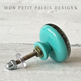 Seafoam Wood & Resin Knob