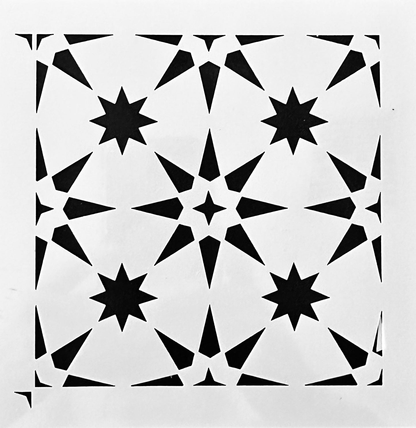 Stella Modern Farmhouse Star Pattern Stencil