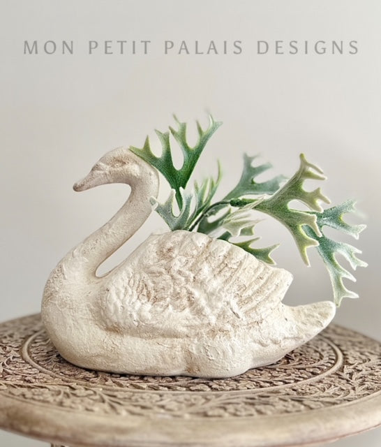 Vintage Swan Planter Mon Petit Palais Designs