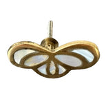 Brass & Mother of Pearl Bow Knob