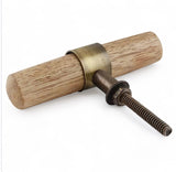 Boop Wood & Brass T-Bar Pull