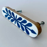Blue and White Scandi Style Handles