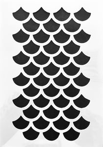 Fish Scale Stencil