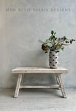 Old White Bench