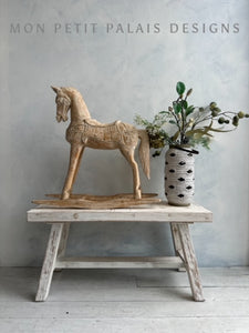 Mira Whitewash Bench