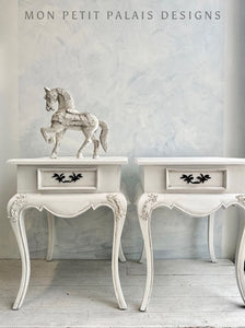 Annie Sloan Pure White Painted Bedsides