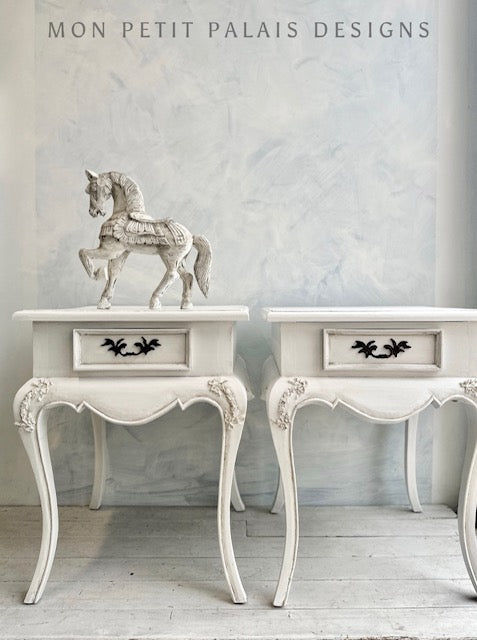 Annie Sloan Pure White Painted Bedsides