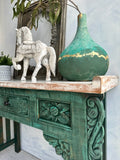 Amara Emerald Console Table