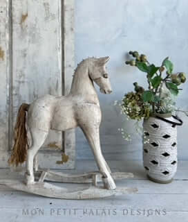 Emilia Vintage Style Rocking Horse
