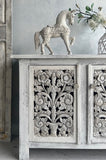 Aria Bohemian Luxe Carved Cabinet