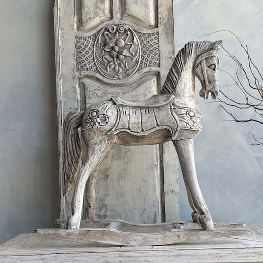 Brocante Style Rocking Horse