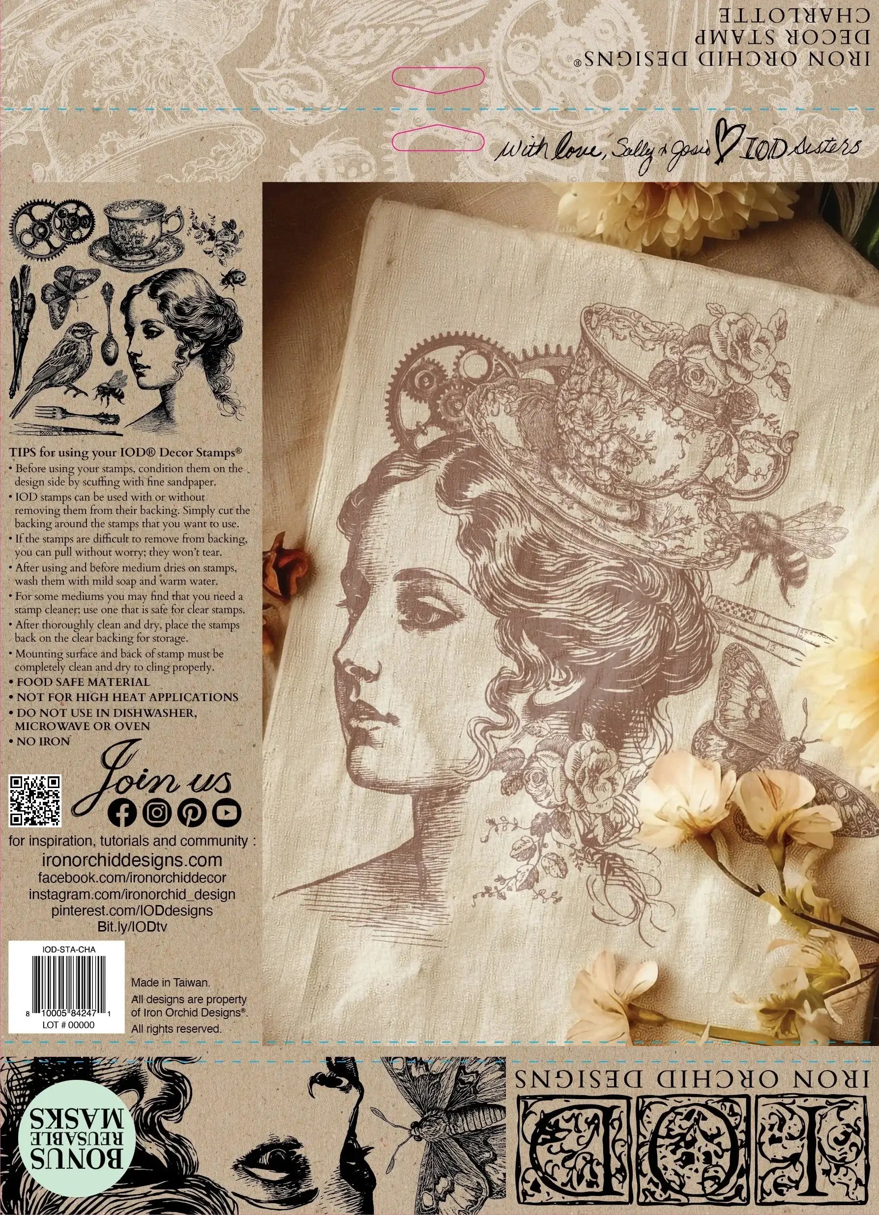 NEW - CHARLOTTE 12X12 IOD STAMP™