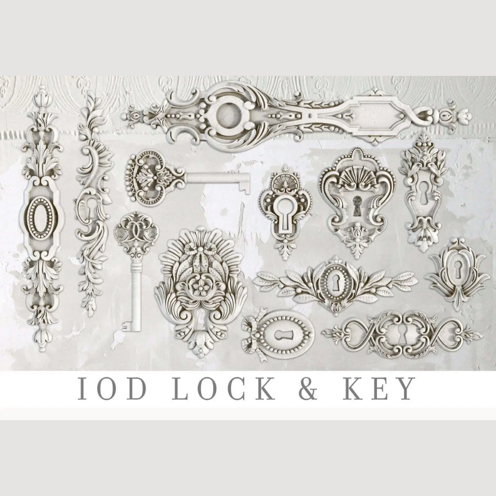 IOD Lock & Key Decor Mould™ 6 x 10