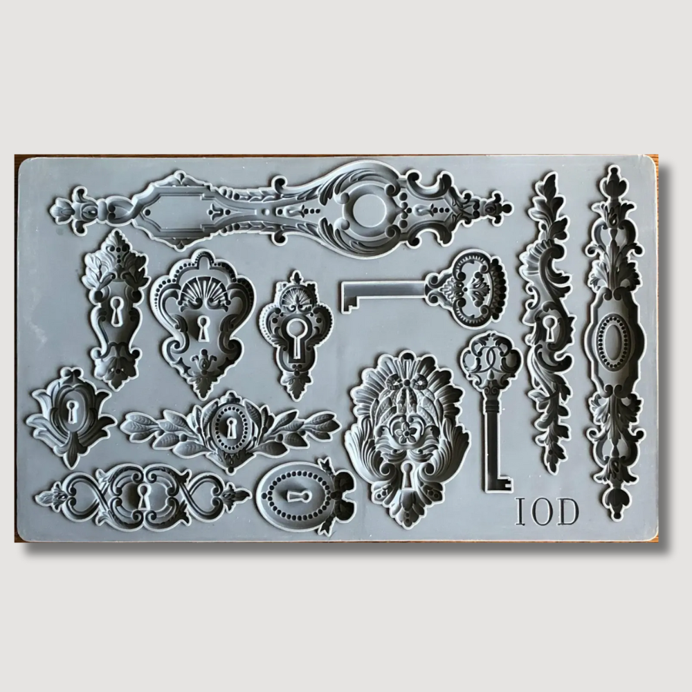 IOD Lock & Key Decor Mould™ 6 x 10