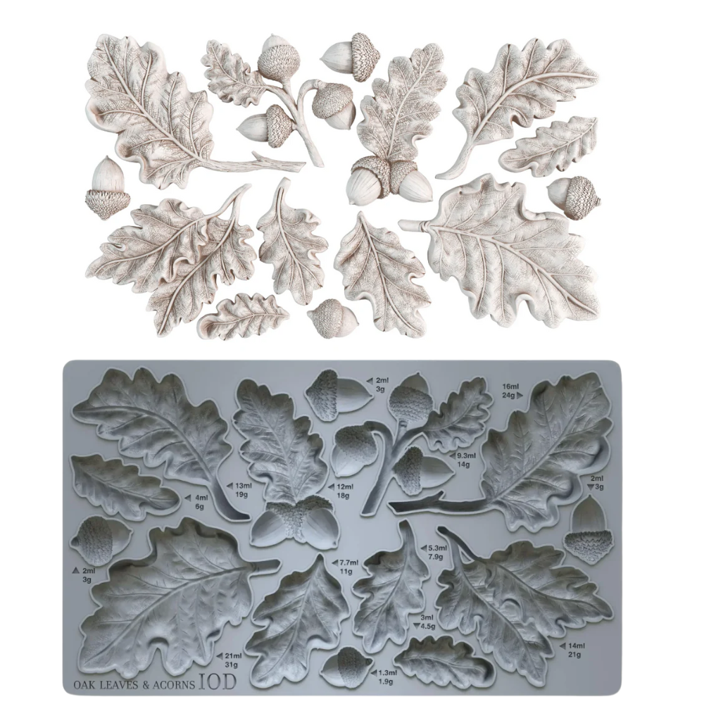 IOD Oak Leaves & Acorns Decor Mould™ 6 x 10