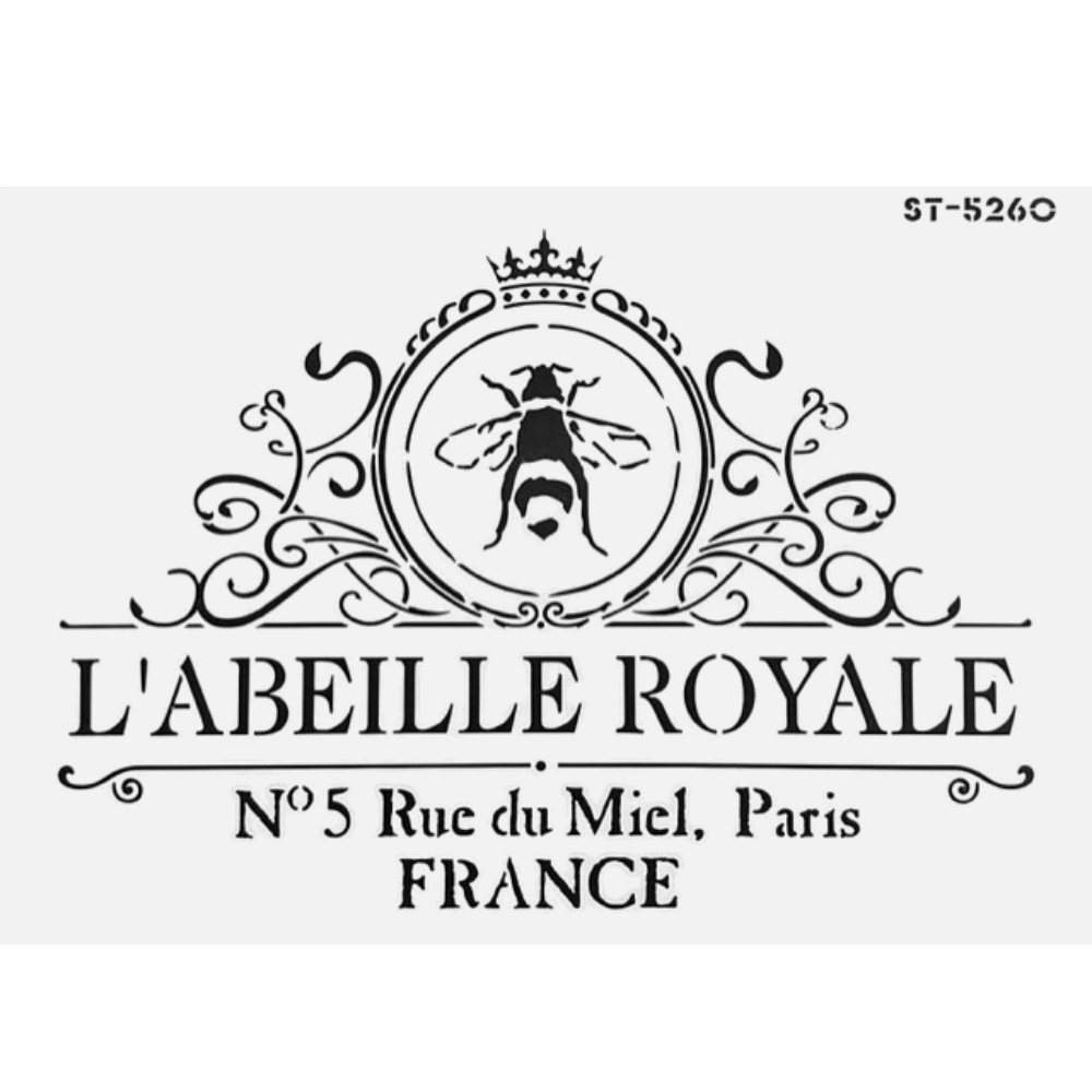 labeille-royale-stencil
