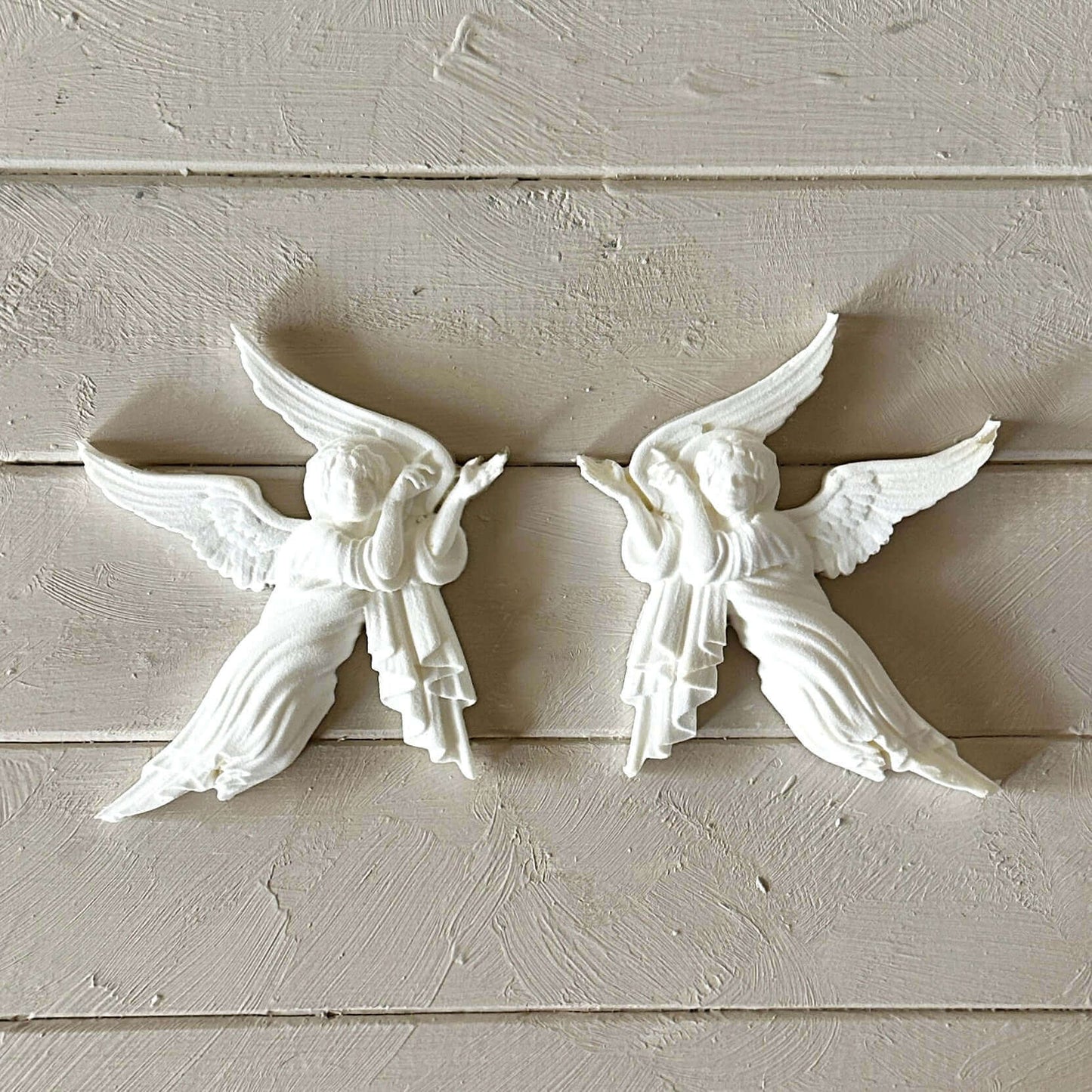 Angel 002 right - Resin Applique for Furniture & Craft Projects
