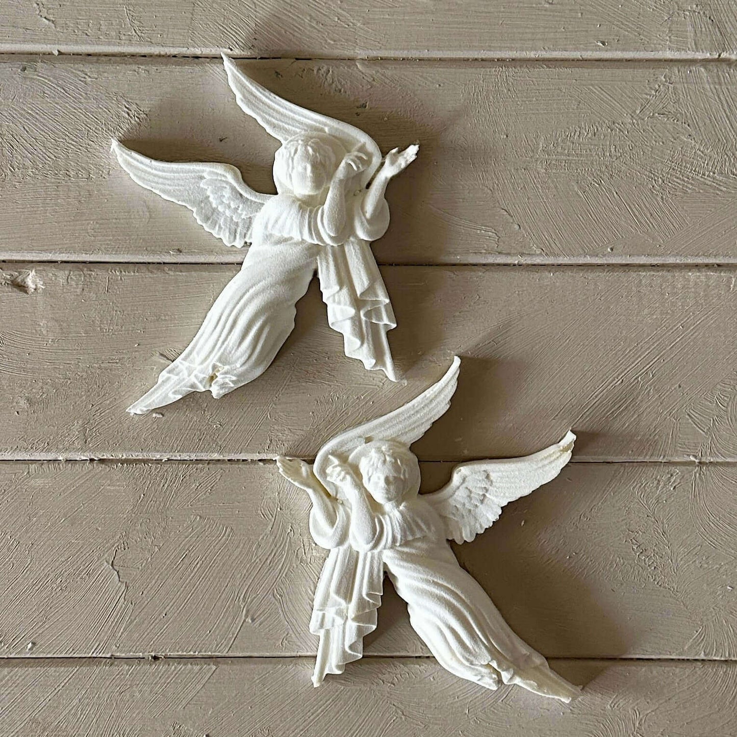 Angel 002 right - Resin Applique for Furniture & Craft Projects