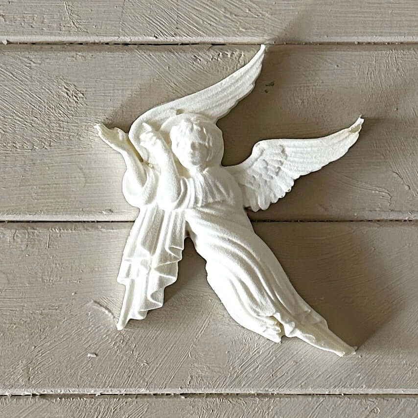 Angel 002 right - Resin Applique for Furniture & Craft Projects