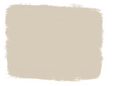 Swatch of Annie Sloan Chalk Paint in Canvas showing its soft, warm taupe tone.