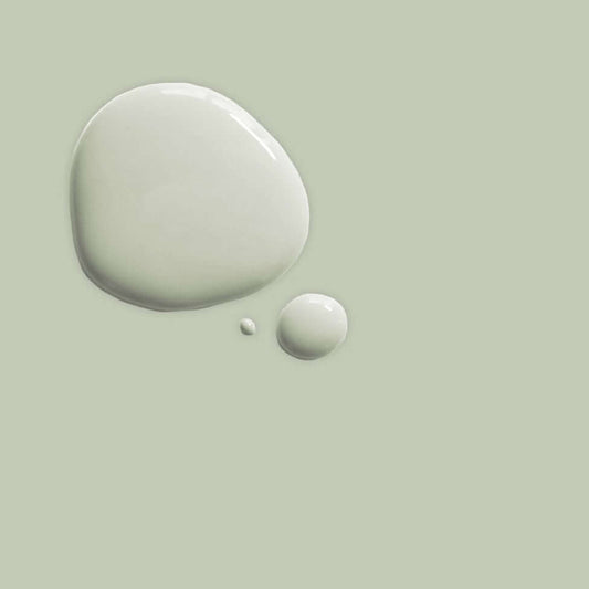 Cotswold Green - Annie Sloan Satin Paint swatches showing a beautiful sage green color.