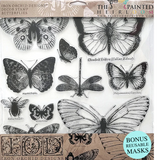 BUTTERFLIES 12×12 IOD DECOR STAMP™