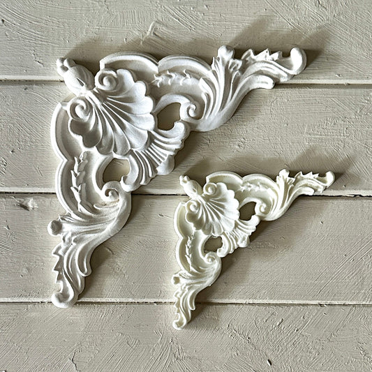 Corner 001 - Resin Applique for Furniture & Crafts