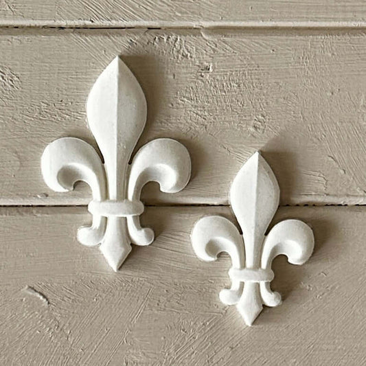 Fleur De Lis 001 - Resin Applique for Furniture & Crafts