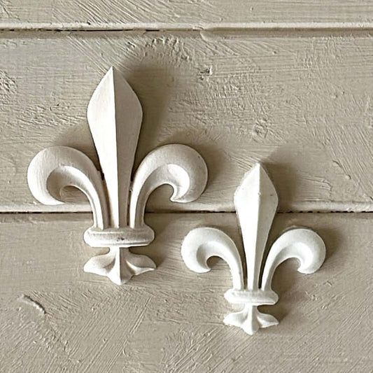 Fleur De Lis 002 - Resin Applique for Furniture & Crafts