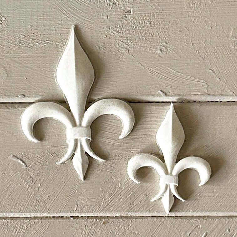Fleur De Lis 003 - Resin Applique for Furniture & Crafts