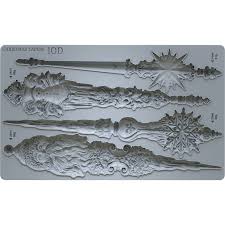 IOD Christmas Tapers Decor Mould featuring Nordic-inspired taper designs for holiday crafts and baking.