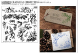 New - CLASSICAL CHRISTMAS  12×12 IOD DECOR STAMP™