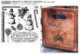 New - FROSTY'S SWEET SHOPPE 12×12 IOD DECOR STAMP™