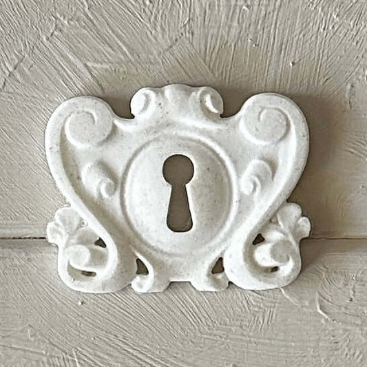 Keyhole Applique 002 - Resin Escutcheon for Furniture & Crafts
